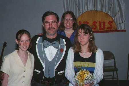 All of us at Debbie's 8th grade graduation